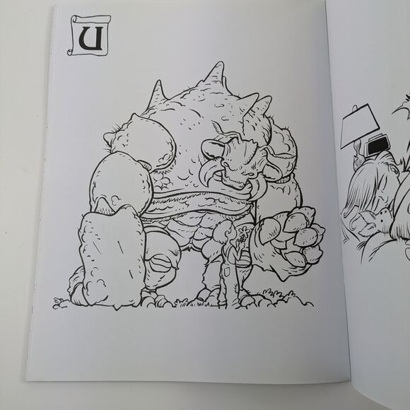 The ABCs of RPGs Activity Book (HB9001) Perfect Paperback Unused Geeky Coloring - Picture 9 of 9